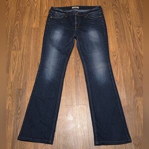 Guess Women's Bootcut Jeans Size 29 Dark Wash Mid Rise Denim Classic Y2K E74